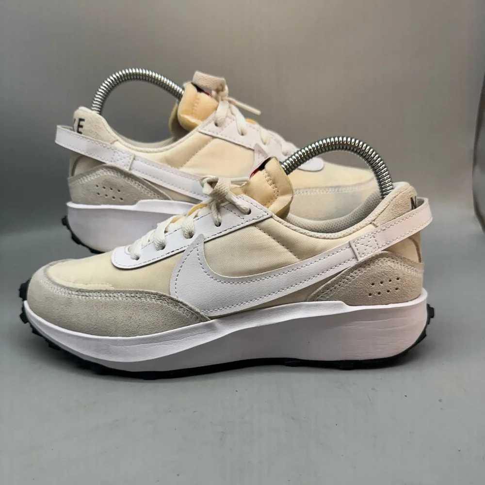 Nike Women's Waffle Debut White/Gray Size 8 Walking Running Shoes
